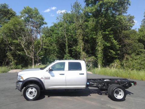 Bright Silver Metallic Ram 4500 Tradesman Crew Cab Chassis.  Click to enlarge.