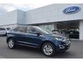 Front 3/4 View of 2017 Ford Edge SEL #1
