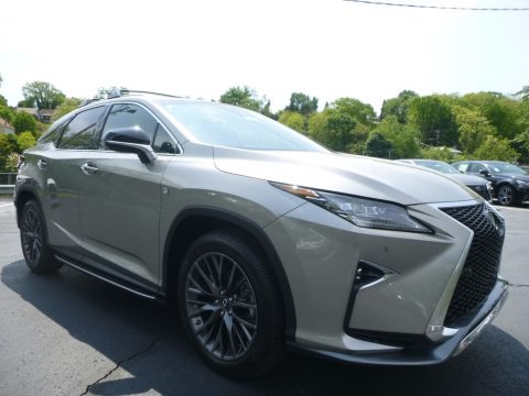 Atomic Silver Lexus RX 350 F Sport AWD.  Click to enlarge.