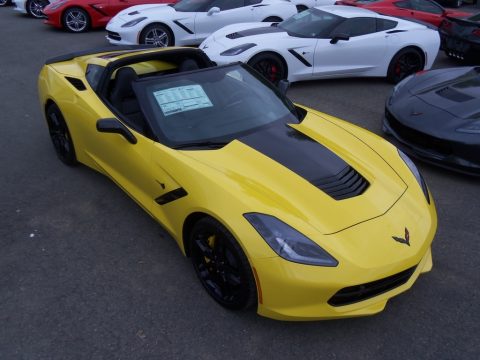 Corvette Racing Yellow Tintcoat Chevrolet Corvette Stingray Coupe.  Click to enlarge.