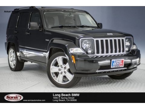 Brilliant Black Crystal Pearl Jeep Liberty Jet.  Click to enlarge.