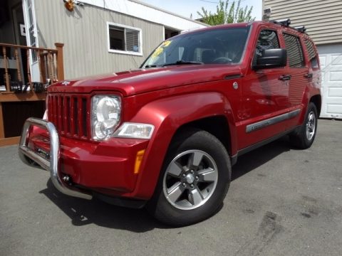 Red Rock Crystal Pearl Jeep Liberty Sport 4x4.  Click to enlarge.