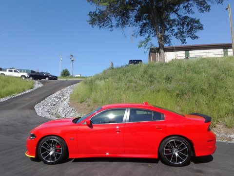 Go Mango Dodge Charger R/T Scat Pack.  Click to enlarge.