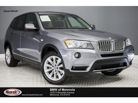 Space Gray Metallic BMW X3 xDrive28i.  Click to enlarge.