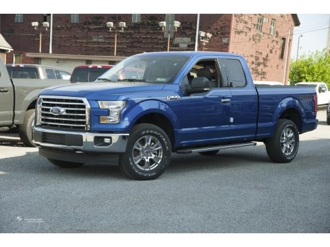 Lightning Blue Ford F150 XLT SuperCab 4x4.  Click to enlarge.