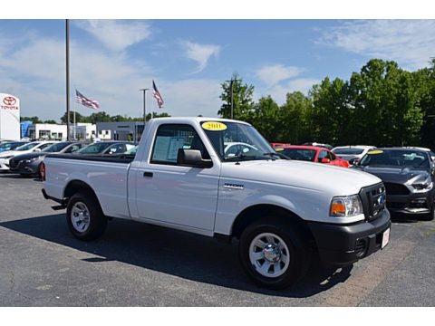 Oxford White Ford Ranger XL Regular Cab.  Click to enlarge.