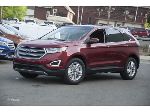 Ruby Red Metallic Ford Edge SEL AWD.  Click to enlarge.