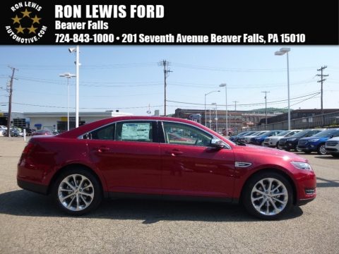 Ruby Red Ford Taurus Limited AWD.  Click to enlarge.