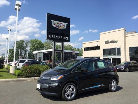 Mosaic Black Metallic Chevrolet Bolt EV LT.  Click to enlarge.