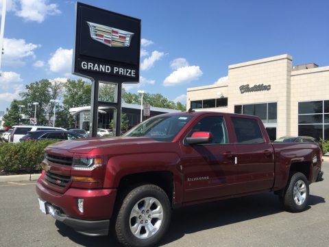Siren Red Tintcoat Chevrolet Silverado 1500 LT Crew Cab 4x4.  Click to enlarge.