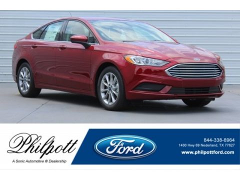 Ruby Red Ford Fusion SE.  Click to enlarge.