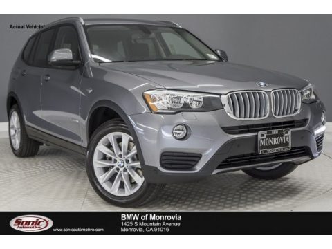 Space Gray Metallic BMW X3 sDrive28i.  Click to enlarge.