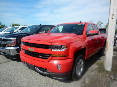 Red Hot Chevrolet Silverado 1500 LT Double Cab 4x4.  Click to enlarge.