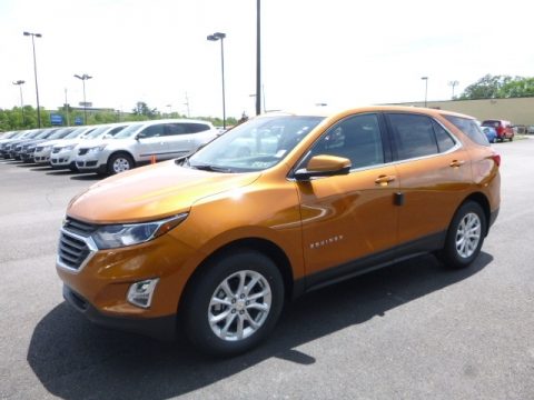 Orange Burst Metallic Chevrolet Equinox LT AWD.  Click to enlarge.