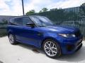 Front 3/4 View of 2017 Land Rover Range Rover Sport SVR #1