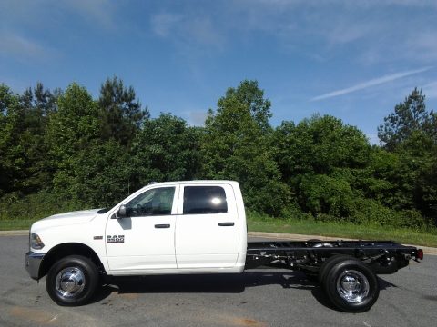 Bright White Ram 3500 Tradesman Crew Cab Chassis.  Click to enlarge.