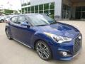 Front 3/4 View of 2017 Hyundai Veloster Turbo #3
