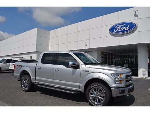 Ingot Silver Ford F150 Lariat SuperCrew 4X4.  Click to enlarge.