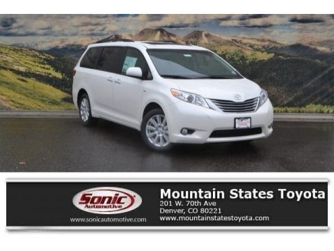 Blizzard White Pearl Toyota Sienna XLE AWD. Click to enlarge. Blizzard White Pearl Toyota Sienna XLE AWD. Click to enlarge.