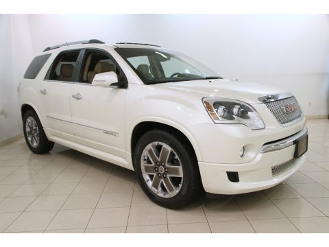White Diamond Tintcoat GMC Acadia Denali AWD.  Click to enlarge.