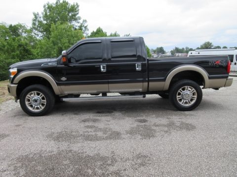 Tuxedo Black Ford F350 Super Duty King Ranch Crew Cab 4x4.  Click to enlarge.