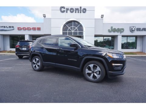 Diamond Black Crystal Pearl Jeep Compass Latitude.  Click to enlarge.