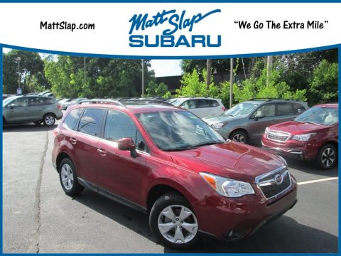 Venetian Red Pearl Subaru Forester 2.5i Limited.  Click to enlarge.