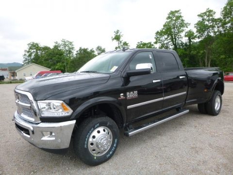 Brilliant Black Crystal Pearl Ram 3500 Laramie Crew Cab 4x4 Dual Rear Wheel. Click to enlarge. Brilliant Black Crystal Pearl Ram 3500 Laramie Crew Cab 4x4 Dual Rear Wheel. Click to enlarge.