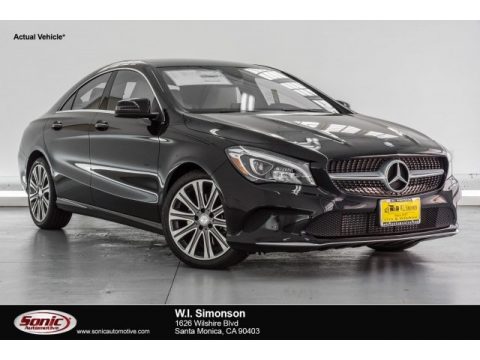 Night Black Mercedes-Benz CLA 250 Coupe.  Click to enlarge.