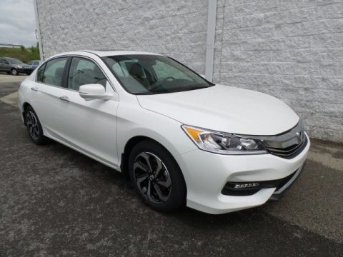 White Orchid Pearl Honda Accord EX-L Sedan.  Click to enlarge.