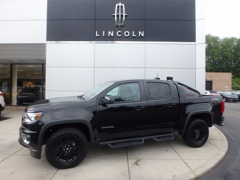 Black Chevrolet Colorado Z71 Crew Cab 4x4.  Click to enlarge.