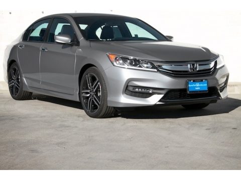 Lunar Silver Metallic Honda Accord Sport Sedan.  Click to enlarge.