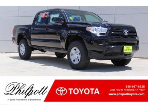 Black Toyota Tacoma SR Double Cab.  Click to enlarge.