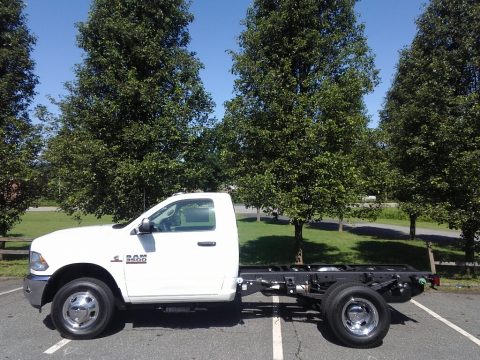 Bright White Ram 3500 Tradesman Regular Cab Chassis.  Click to enlarge.
