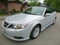 Front 3/4 View of 2009 Saab 9-3 2.0T Convertible #1