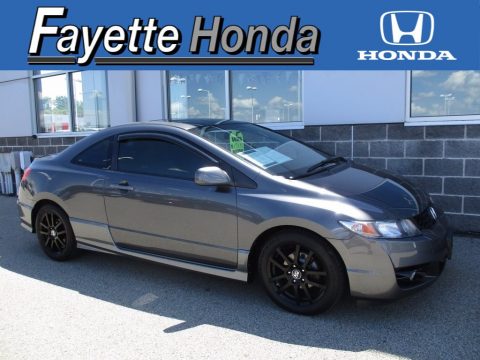 Polished Metal Metallic Honda Civic EX Coupe.  Click to enlarge.
