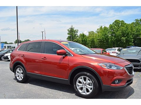 Zeal Red Mica Mazda CX-9 Touring.  Click to enlarge.