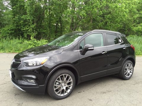 Ebony Twilight Metallic Buick Encore Sport Touring.  Click to enlarge.