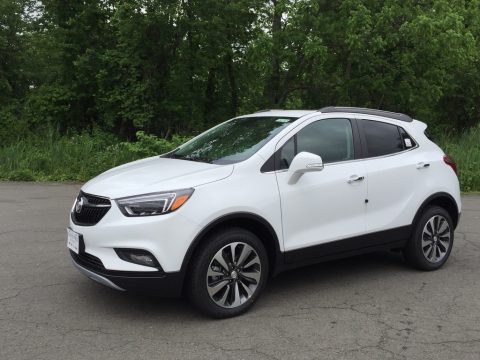 Summit White Buick Encore Essence AWD.  Click to enlarge.