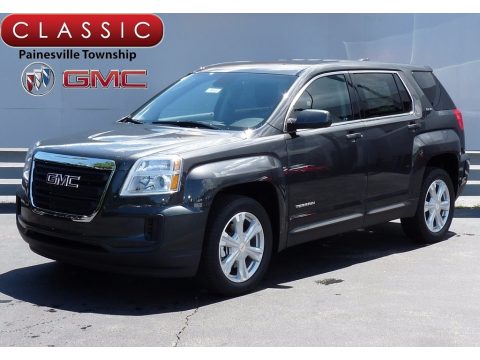 Graphite Gray Metallic GMC Terrain SLE AWD.  Click to enlarge.