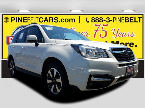 Crystal White Pearl Subaru Forester 2.5i Premium.  Click to enlarge.