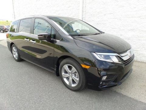 Crystal Black Pearl Honda Odyssey EX-L.  Click to enlarge.