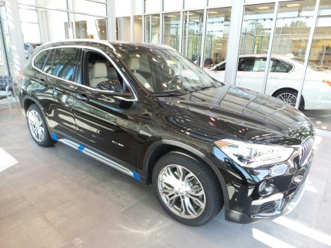 Jet Black BMW X1 xDrive28i.  Click to enlarge.