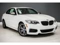 Front 3/4 View of 2017 BMW 2 Series M240i Coupe #12