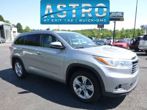 Silver Sky Metallic Toyota Highlander Limited AWD.  Click to enlarge.