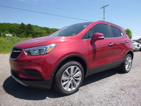 Winterberry Red Metallic Buick Encore Preferred AWD.  Click to enlarge.