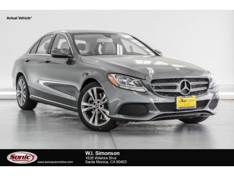 Selenite Grey Metallic Mercedes-Benz C 300 Sedan.  Click to enlarge.