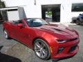Front 3/4 View of 2016 Chevrolet Camaro SS Convertible #6