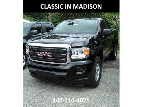 Onyx Black GMC Canyon Extended Cab.  Click to enlarge.