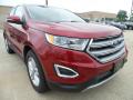 Front 3/4 View of 2017 Ford Edge SEL AWD #1